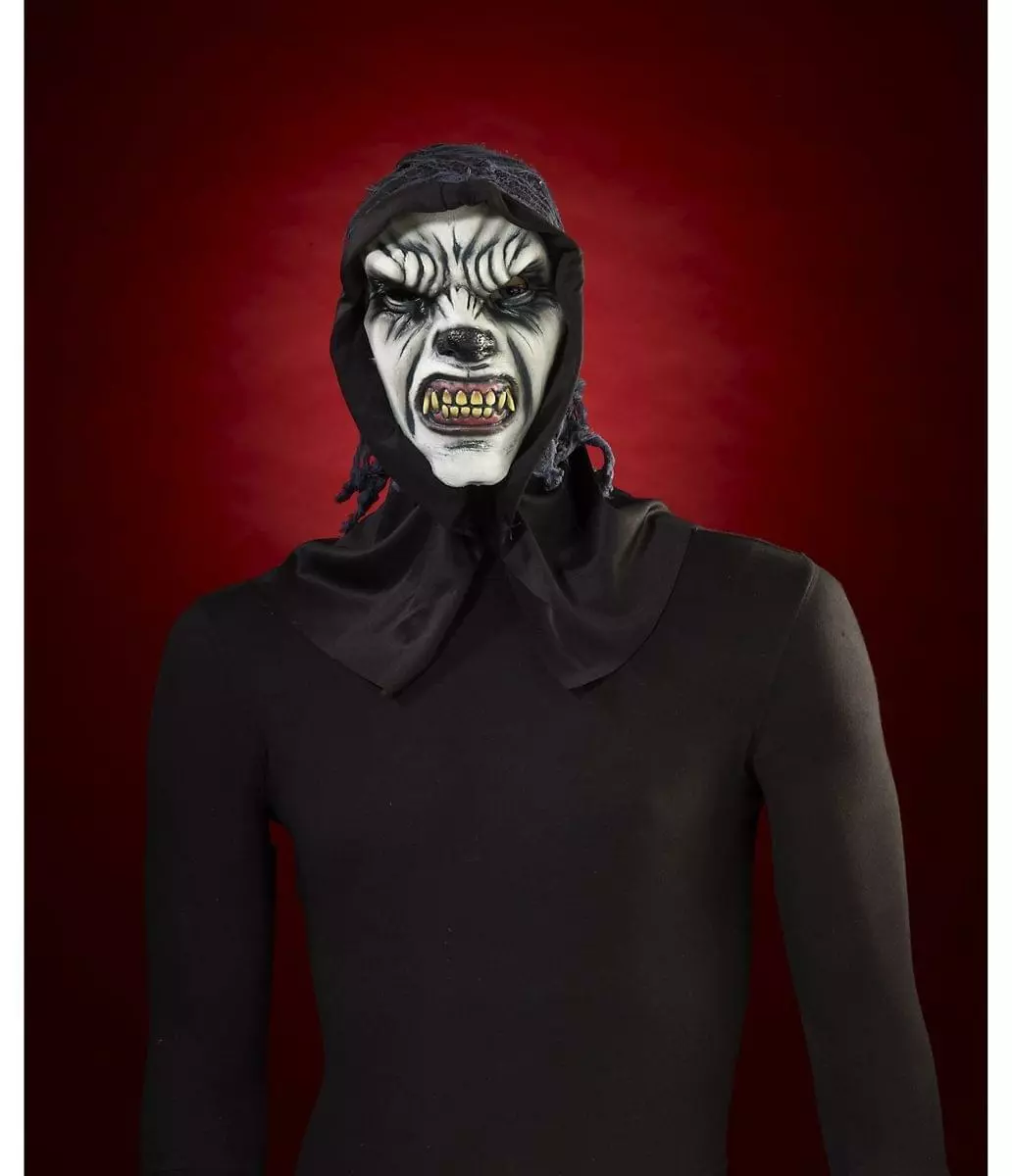 Forum Novelties Hooded Vampire Adult Costume Mask 3 Forum Novelties Hooded Vampire Adult Costume Mask