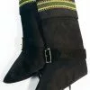 Forum Novelties Santa Claus Deluxe Black Boot Top Covers One Size -Footwear Shop FRM 74141 CA