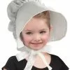 Forum Novelties Colonial White Bonnet Child Costume Hat -Footwear Shop FRM 74960 CA