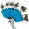Forum Novelties Peacock Tail Feather Handheld Fan Costume Accessory -Footwear Shop FRM 75158 CA