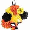 Forum Novelties Day Of The Dead Costume Mask With One Eye Yellow/Orange Adult -Footwear Shop FRM 76002 CA