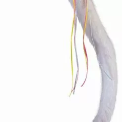Forum Novelties Unicorn Deluxe Plush Tail Women's Costume Accessory, White