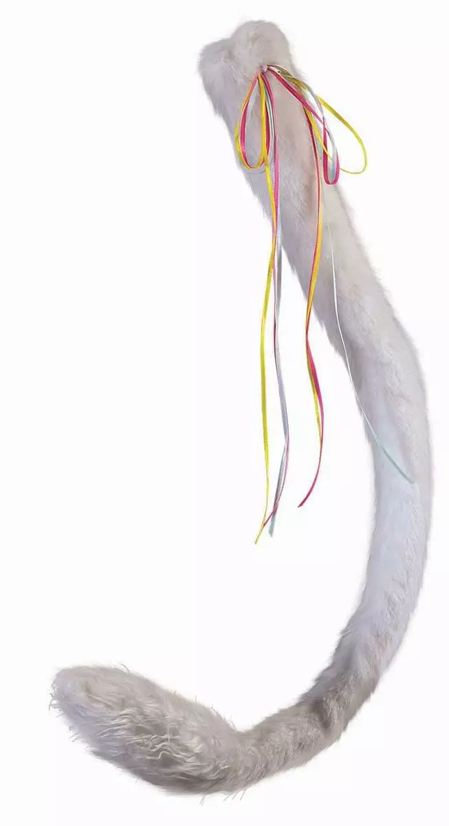 Forum Novelties Unicorn Deluxe Plush Tail Women's Costume Accessory, White 3 Forum Novelties Unicorn Deluxe Plush Tail Women's Costume Accessory, White