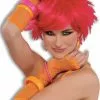 Forum Novelties Fishnet Fingerless Long Costume Glove Orange