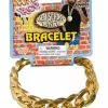 Forum Novelties Hip Hop Big Links Gold Costume Bracelet -Footwear Shop FRM 64059 Ca