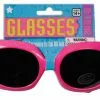 Forum Novelties Neon Pink Square Costume Glasses