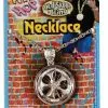 Forum Novelties Hip Hop Silver Spinning Costume Necklace -Footwear Shop FRM 64345 Ca