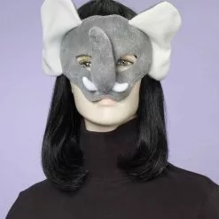 Forum Novelties Deluxe Fuzzy Animal Mask Adult: Elephant