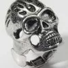Forum Novelties Biker Skull Ring Costume Jewelry Adult