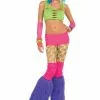 Forum Novelties Club Candy Solid Neon Costume Booty Shorts Adult: Pink -Footwear Shop FRM 70445 CA