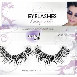 Forum Novelties Flaming Hearts Costume Paper Eye Lashes