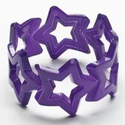 Forum Novelties Club Candy Star Bangle Costume Bracelet: Purple