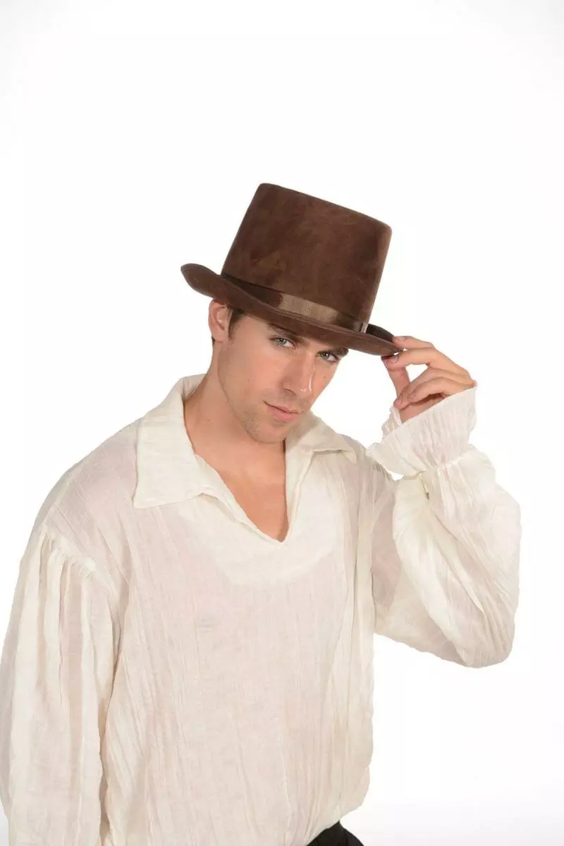 Forum Novelties Steampunk Costume Top Hat Adult: Brown 3 Forum Novelties Steampunk Costume Top Hat Adult: Brown