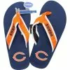 Forever Collectibles Chicago Bears NFL Mens Team Color Contour Flip Flops -Footwear Shop FVC 57208 CA