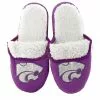 Forever Collectibles Kansas State Wildcats Glitter Logo Sherpa Slide Slipper Adult -Footwear Shop FVC 05809 CA