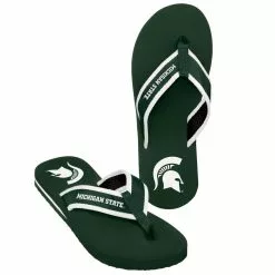 Forever Collectibles Michigan State Men's Team Color Contour Flip Flop
