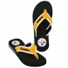 Forever Collectibles Pittsburgh Steelers NFL Mens Team Color Contour Flip Flops -Footwear Shop FVC FFMNNFCTR13PS CA