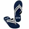 Forever Collectibles Seattle Seahawks NFL Mens Team Color Contour Flip Flops -Footwear Shop FVC FFMNNFCTR13SS CA