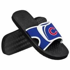 Forever Collectibles Chicago Cubs MLB Mens Shower Slide Flip Flops