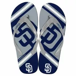 Forever Collectibles San Diego Padres MLB Unisex Big Logo Flip Flops