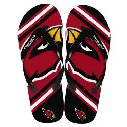 Forever Collectibles Arizona Cardinals NFL Unisex Big Logo Flip Flops