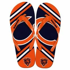 Forever Collectibles Chicago Bears NFL Unisex Big Logo Flip Flops