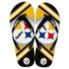Forever Collectibles Pittsburgh Steelers NFL Unisex Big Logo Flip Flops -Footwear Shop FVC FFUNINFBLG13PS CA