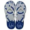 Forever Collectibles Indianapolis Colts NFL Womens Paint Splatter Flip Flops -Footwear Shop FVC FFWMNFHRT13IC CA