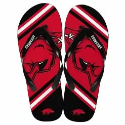 Forever Collectibles Arkansas Razorbacks Unisex Big Logo Flip Flops