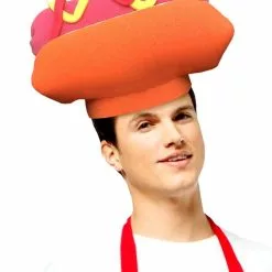Funky Fresh Hot Dog Adult Foam Costume Hat - One Size