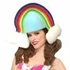 Funky Fresh Rainbow Adult Foam Costume Hat - One Size -Footwear Shop FYF HAT RAINBOW CA