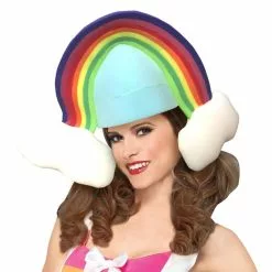 Funky Fresh Rainbow Adult Foam Costume Hat - One Size