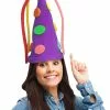 Funky Fresh Polka Dot Cone Adult Foam Costume Hat - One Size -Footwear Shop FYF POLCADITCONE CA
