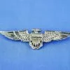 HMS Aviator Pilot Costume Accessory Pin - Silver