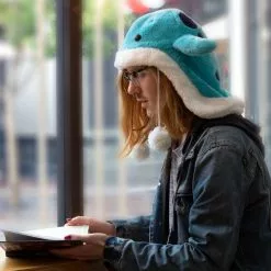 Imaginary People Guild Wars 2 Fuzzy Quaggan Hat With In-Game Code -Footwear Shop IMP AGDW264MHW1 VD