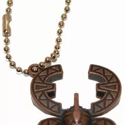 KAIYODO Legend Of Zelda Skyward Sword Metal Stamina Beetle Crest Keychain/Clip On