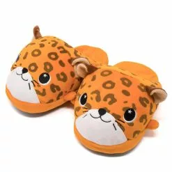 MMG Brands Moosh-Moosh Adult Plush Slipperz - Spotty The Leopard