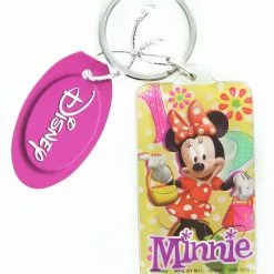Monogram International Inc. Disney Minnie Mouse Rectangular Lucite Key Ring
