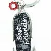 Monogram International Inc. Best Friend Black Flip Flop Pewter Key Ring 2 Monogram International Inc. Best Friend Black Flip Flop Pewter Key Ring -Footwear Shop MNG 23513 CA scaled