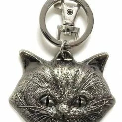Monogram International Inc. Alice In Wonderland Pewter Key Ring: Chesire Cat