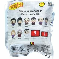 Monogram International Inc. Seinfeld Series 1 Blind Bagged 3D Foam Figural Bag Clip | 1 Random -Footwear Shop MNG 47160 CC
