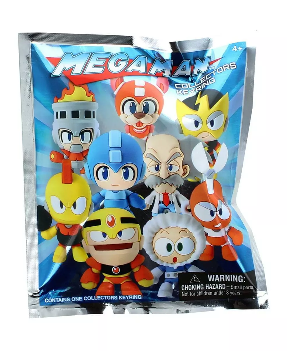Monogram International Inc. Mega Man 3D Foam Figure Keychain - One Random 3 Monogram International Inc. Mega Man 3D Foam Figure Keychain - One Random