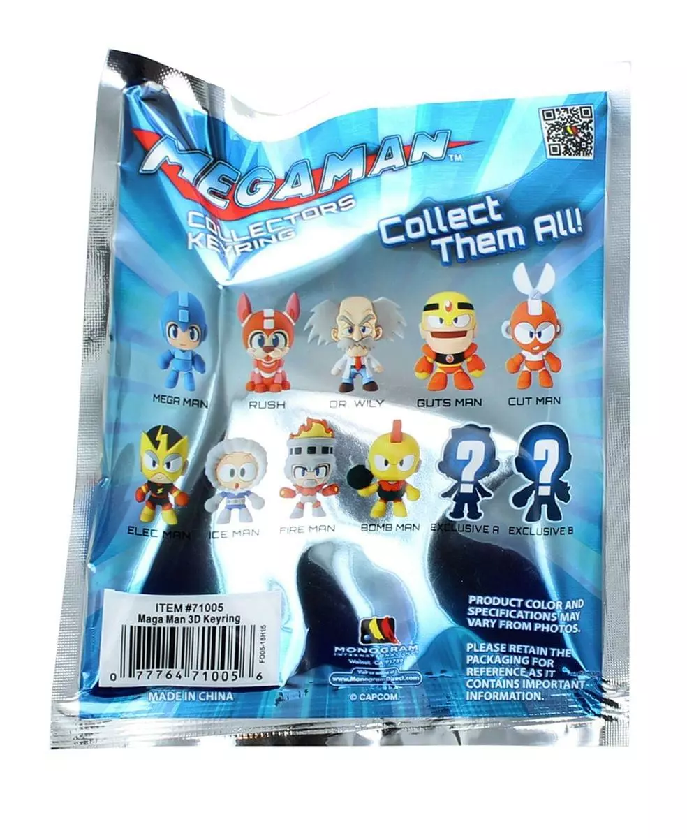 Monogram International Inc. Mega Man 3D Foam Figure Keychain - One Random 4 Monogram International Inc. Mega Man 3D Foam Figure Keychain - One Random - Image 2
