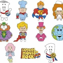 Monogram International Inc. Schoolhouse Rock 3D Foam Bag Clip | 1 Random -Footwear Shop MNG 85870 CC