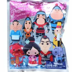 Monogram International Inc. Disney Mulan Blind Bagged 3D Foam Figural Bag Clip | 1 Random