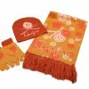 NECA Coraline Hat, Scarf And Gloves Set, Orange Buttons -Footwear Shop NEC 49524 CA