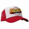 Ripple Junction Big Bang Theory Bazinga Red Trucker Hat -Footwear Shop RPJ BTHT2465 CA