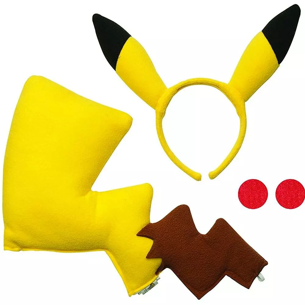 Ruby Slipper Sales Co., LLC (Rubies) Pokemon Pikachu Costume Accessory Kit 3 Ruby Slipper Sales Co., LLC (Rubies) Pokemon Pikachu Costume Accessory Kit