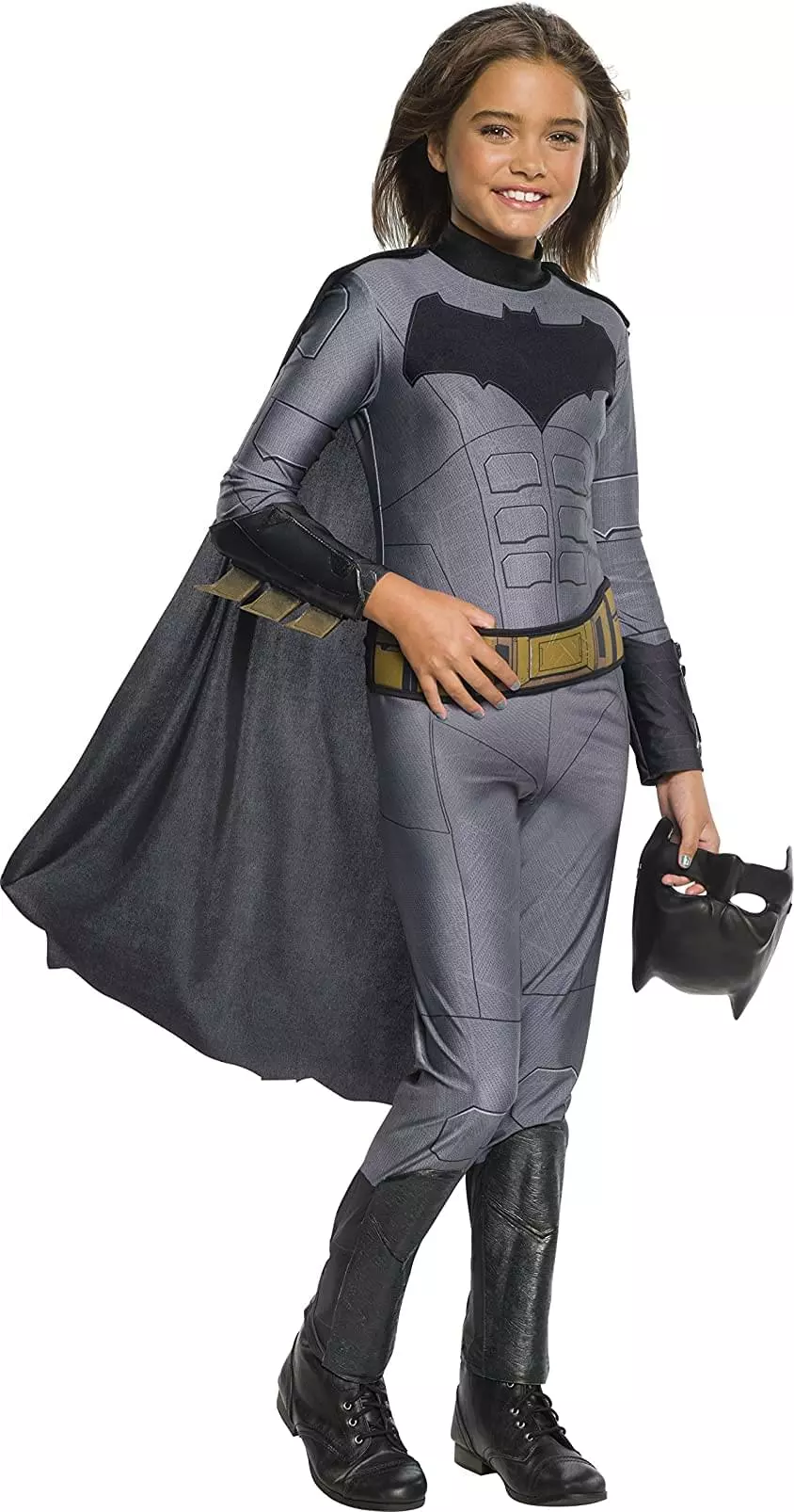 Rubies Justice League Movie Batman Girl's Costume Jumpsuit 3 Rubies Justice League Movie Batman Girl's Costume Jumpsuit