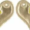 Shwings Shoe Accessories: Silver Foil Heart -Footwear Shop SHW 12105 CA
